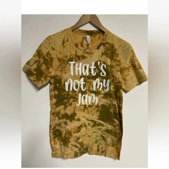 Tie Dye T Shirt Women’s Small That’s Not My Jam Cotton Hippie Grunge Goth Skater - Picture 5 of 12